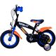 Hot Wheels Kinderfiets - Jongens - 12 inch - Zwart Oranje Blauw - Twee handremmen