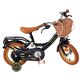 Volare Ashley Kinderfiets - Meisjes - 12 inch - Zwart - Twee handremmen