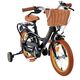 Volare Ashley Kinderfiets - Meisjes - 14 inch - Zwart - Twee Handremmen