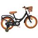 Volare Ashley Kinderfiets - Meisjes - 16 inch - Zwart - Twee Handremmen