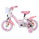 Rower dziecięcy Hello Kitty dla dziewczynek, 12 cali, różowy, z dwoma hamulcami ręcznymi