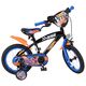 Hot Wheels Kinderfiets - Jongens - 14 inch - Zwart Oranje Blauw