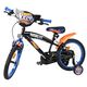 Hot Wheels Kids Bike - Boys - 16 inch - Black Orange Blue - Two Hand Brakes