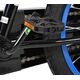Hot Wheels Kids Bike - Boys - 16 inch - Black Orange Blue - Two Hand Brakes