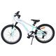 Volare Boost Kinderfahrrad – 20 Zoll – 7 Gänge – Weiß/Mintgrün