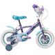 Rower dziecięcy Disney Frozen 2 – dziewczęcy – 12 cali – niebieski/fioletowy – dwa hamulce ręczne
