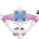 Rower dziecięcy Disney Frozen 2 – dziewczęcy – 14 cali – niebieski/fioletowy – dwa hamulce ręczne