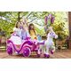 Koń Disney Princess z powozem – elektryczny jeździk