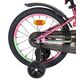 Rower dziecięcy Volare Chrome - Uni - 16 cali - różowo-zielony