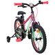Rower dziecięcy Volare Chrome - Uni - 16 cali - różowo-zielony