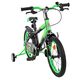 Volare Strike Children's Bicycle - Boys - 16 inch - Black Green - Two Hand Brakes