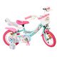 Volare Unicorn Children's Bicycle - Girls - 12 inch - Green - Two hand brakes