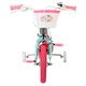 Volare Unicorn Children's Bicycle - Girls - 12 inch - Green - Two hand brakes
