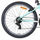 Volare Boost Kinderfiets - 24 inch - Wit/Mintgroen - 21 Speed