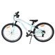 Volare Boost Kinderfiets - 24 inch - Wit/Mintgroen - 21 Speed