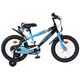 Volare Sportivo Kinderfiets - Jongens - 16 inch - Blauw Zwart - Twee Handremmen