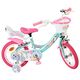 Volare Unicorn Kinderfiets - Meisjes - 14 inch - Groen - Twee Handremmen