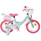 Volare Unicorn Kinderfiets - Meisjes - 14 inch - Groen - Twee Handremmen