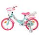 Volare Unicorn Kinderfiets - Meisjes - 14 inch - Groen - Twee Handremmen