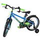 Volare Chrome Children's Bicycle - Boys - 16 inch - Blue Green - Two Hand Brakes
