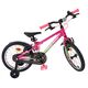 Volare Chrome Children's Bicycle - Girls - 16 inch - Pink Green - Two Hand Brakes