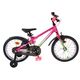 Volare Chrome Children's Bicycle - Girls - 16 inch - Pink Green - Two Hand Brakes