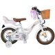 Volare Blossom Kinderfahrrad - Mädchen - 12 Zoll - Weiß - Zweihandbremsen