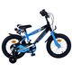 Volare Sportivo Kinderfahrrad – Jungen – 14 Zoll – Blau Schwarz – Zwei Handbremsen